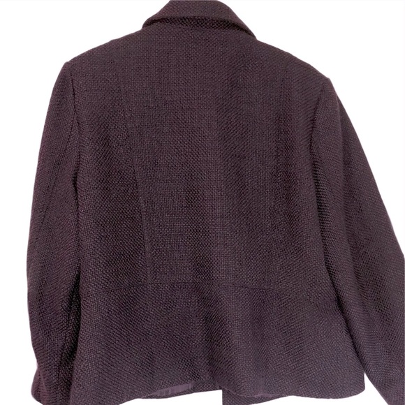 Coldwater Creek size petite XLarge plum blazer - Picture 4 of 7